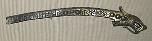 British Museum Runic Silver Animal Head