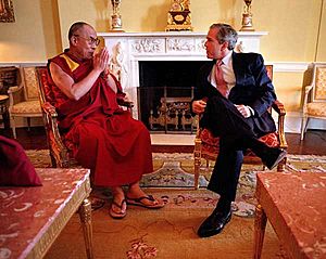Bush Dalai Lama