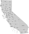 California county map (labeled)