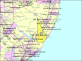 Census Bureau map of Little Egg Harbor Township, New Jersey