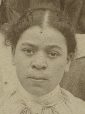 Charlotta Bass, from her high school class photo, Providence, Rhode Island, ca. 1900. (scl-mss064-0009~1) (cropped)
