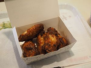 Chicken wings at Hesburger
