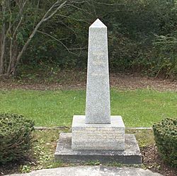 Wicklow granite memorial dedicated in 1987 on the farm of Tom Clarke