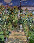 Claude Monet - Monet's garden at Vétheuil (1880)
