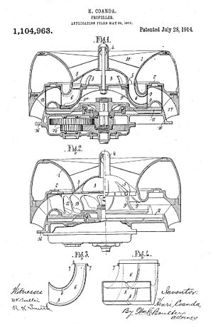 Coanda 1911 patent