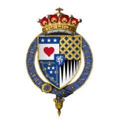 Coat of Arms of Sir James Douglas, 9th Earl of Douglas, KG.png