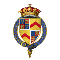 Coat of arms of Sir Edward Stafford, 3rd Duke of Buckingham, KG