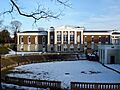 Cocke Hall & amphitheater UVa snow 2010