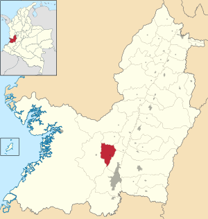 Location of La Cumbre