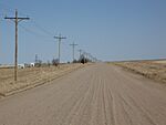 Colorado High Plains Dirt Road