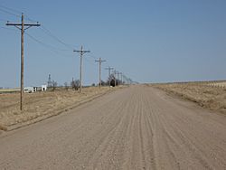 Colorado High Plains Dirt Road