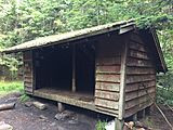 The Cooley Glen Shelter on the Long Trail in the Breadloaf Wilderness in the Green Mountain National Forest