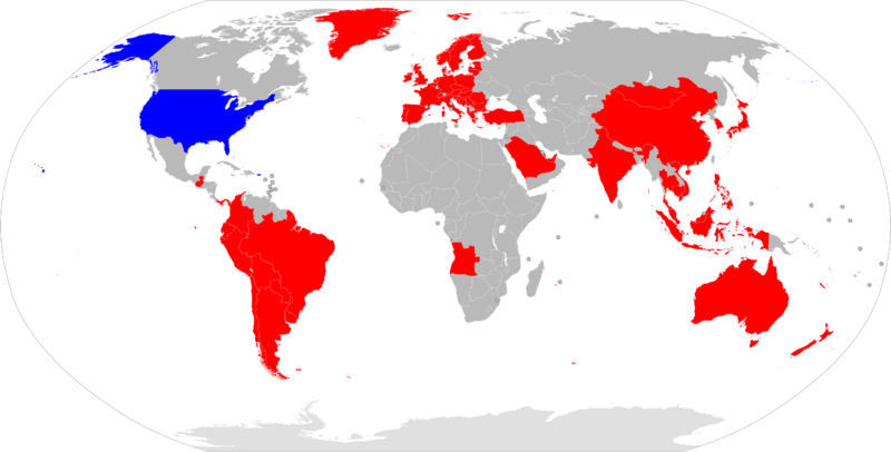 Countries visited by IShowSpeed