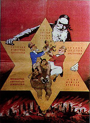 Draža Mihailović propaganda poster