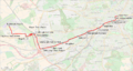 Edinburgh Trams Map