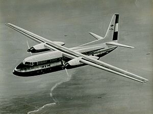 Een tekening van de Fokker F27 Friendship (2161 026949)