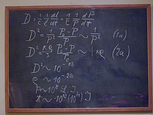 Einstein blackboard