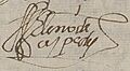 Eleno de Cespedes signature