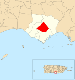 Location of Felicia 2 within the municipality of Santa Isabel shown in red