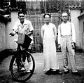 Gu Chuan and Zhou Youguang and Shen Congwen 1946
