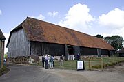 Harmondsworth Great Barn east exterior