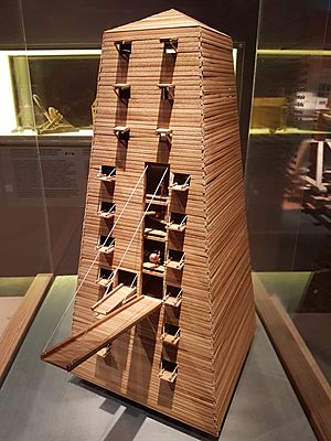 Helepolis siege tower, 4th century BC, Greece (model)