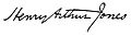 Henry Arthur Jones Signature