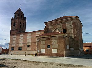 Church of the Invention of the Holy Cross, in Salvador de Zapardiel (Valladolid, Spain).