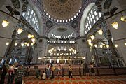 Istanbul Suleymaniye Mosque Interior 2015 1312