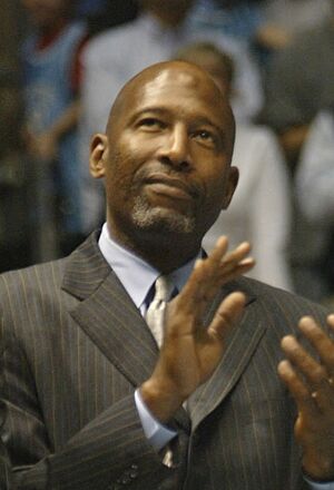 James Worthy at UNC Basketball game. February 10, 2007