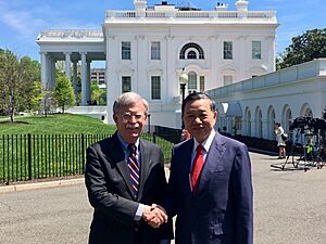 John Bolton meets with To Lam at White House