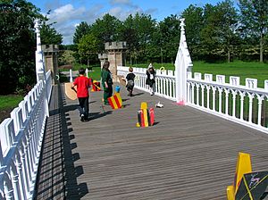 Jousting on the Eglinton Tournament Bridge