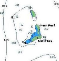 Map of Kenn Reefs
