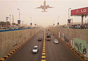 Khartoum, Africa road tunnel