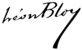 Léon Bloy - Signature vec