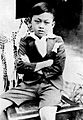 Lee Kuan Yew as a child
