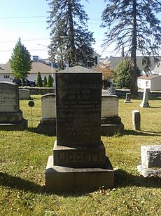 Liggett grave, Woodbine Cemetery