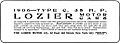 Lozier-auto 1905 ad
