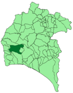 Map of Villanueva de los Castillejos (Huelva)
