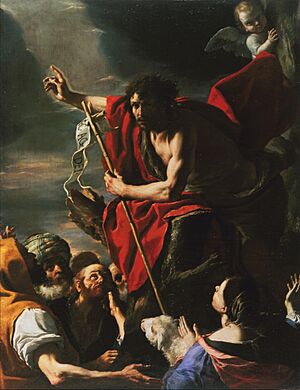 Mattia Preti - San Giovanni Battista Predicazione