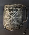 Mesa Verde black-on-white mug, San Juan Anasazi, Whiskers Ruin, Utah, 1200-1300 AD, ceramic, paint - Natural History Museum of Utah - DSC07407