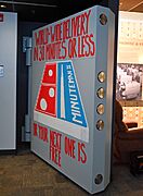 Minuteman silo blast door, side