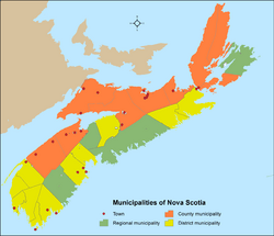 List of municipalities in Nova Scotia Facts for Kids