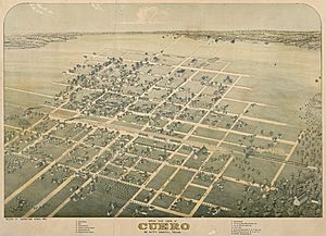 Old map-Cuero-1881