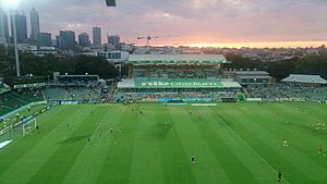 Perth Glory home game in March 2015