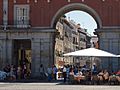Plaza Mayor de Madrid hacia calle Toledo