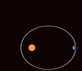 Precessing Kepler orbit 280frames e0.6 smaller