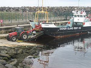 Rathlin Iland ferry at Ballycastle