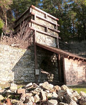 San Juan Lime Company south kiln 3 - San Juan Island Washington