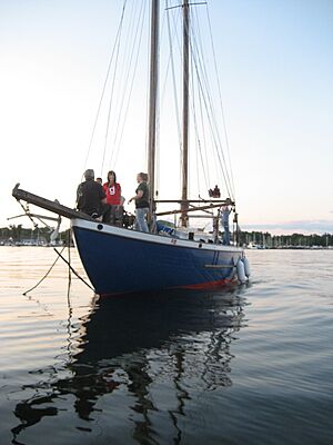 Schooner Lotus at Mooring